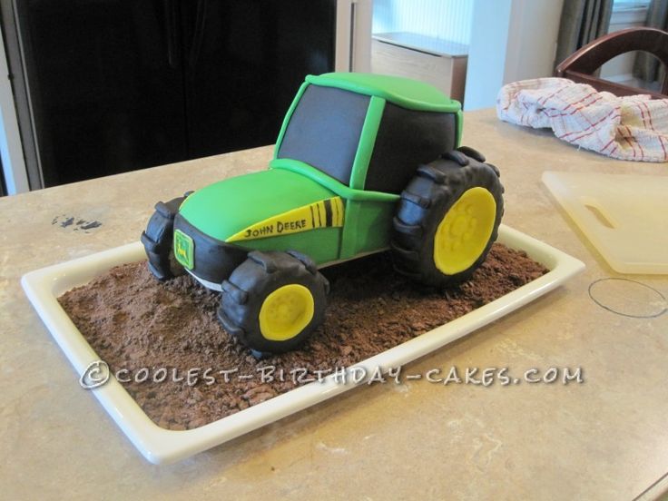 13 Photos of Tractor Birthday Cakes For 2 Year Olds