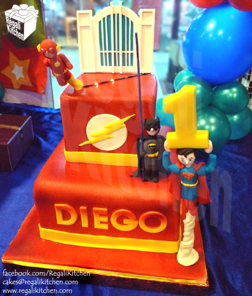 Justice League Birthday Cake