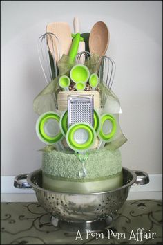 Kitchen Themed Towel Cake