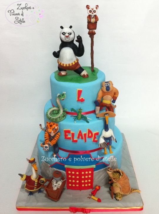 Kung Fu Panda Birthday Cake