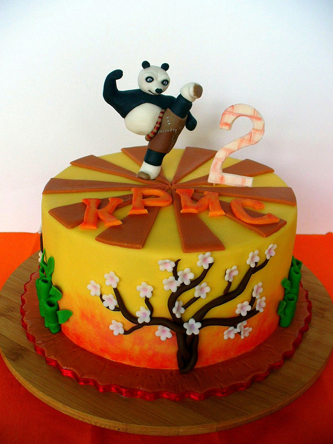 Kung Fu Panda Cake