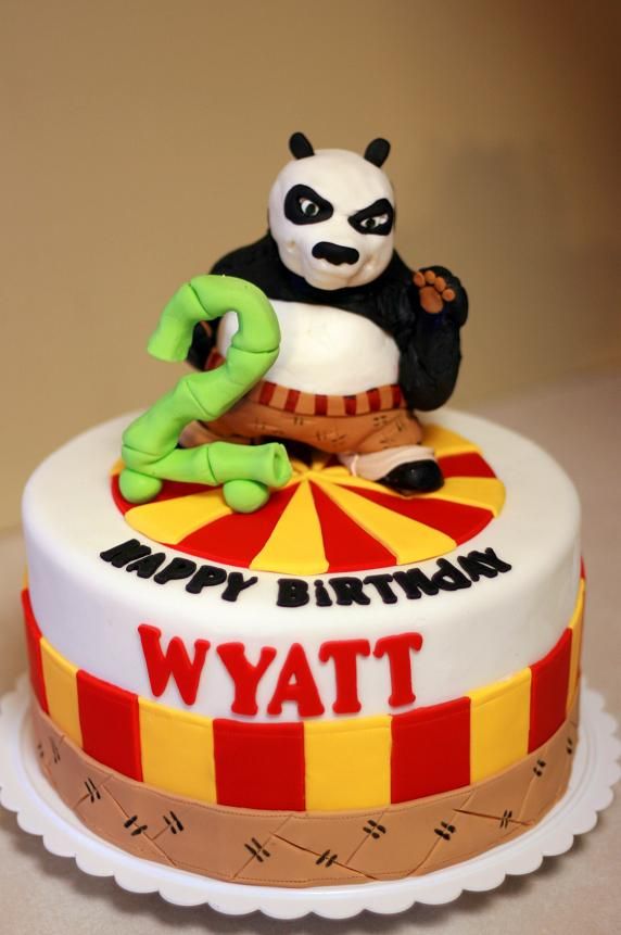 Kung Fu Panda Cake