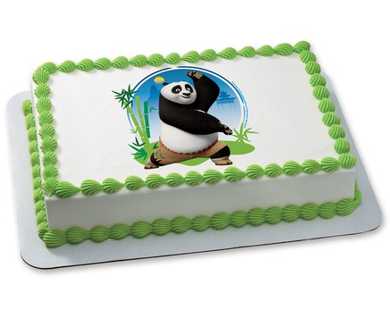 Kung Fu Panda Cake