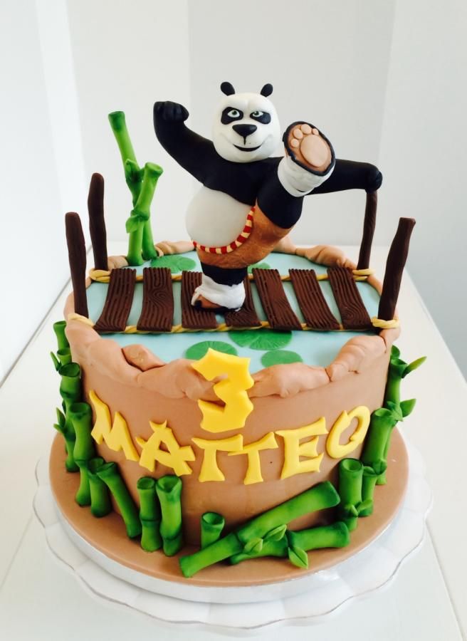 Kung Fu Panda Cake