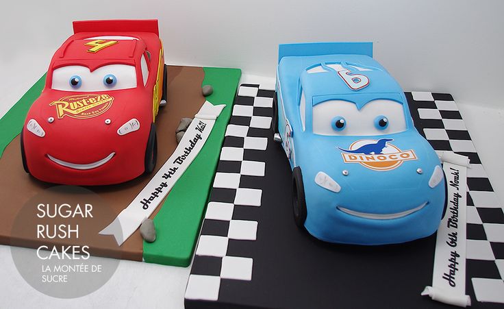 Lightning McQueen Cake