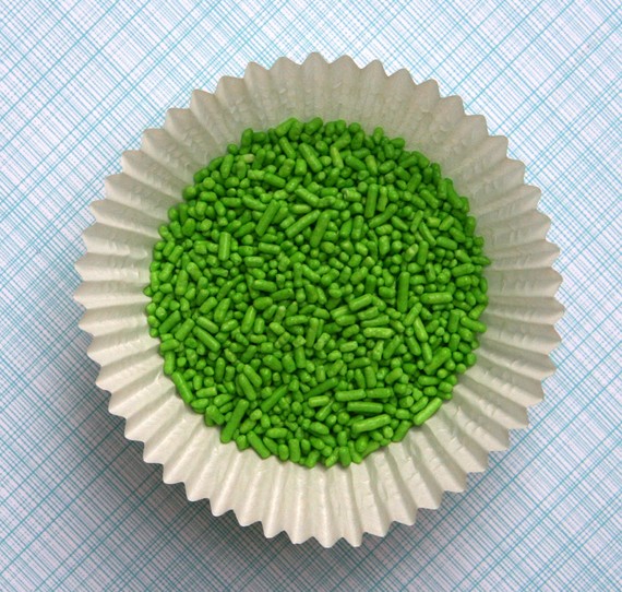 Lime Green and Blue Sprinkles Jimmies Lime Green and Blue Sprinkles Jimmies