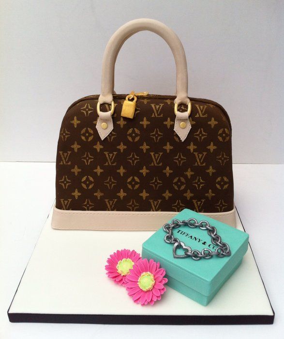 Louis Vuitton Handbag Cake