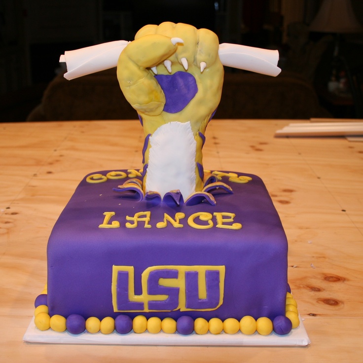 LSU Graduation Cake