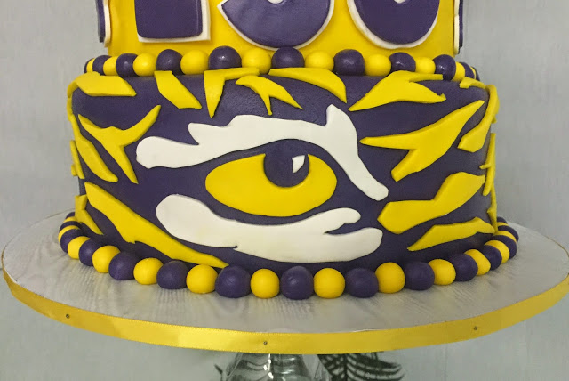 LSU Graduation Cake