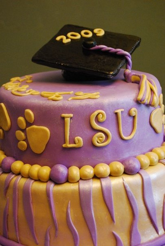 LSU Graduation Cake