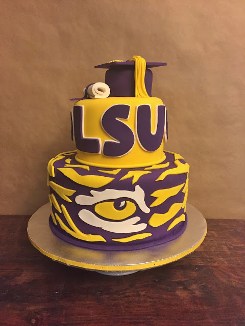 LSU Graduation Cake