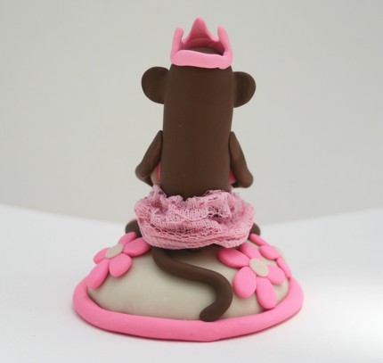 Monkey Princess Birthday Cake