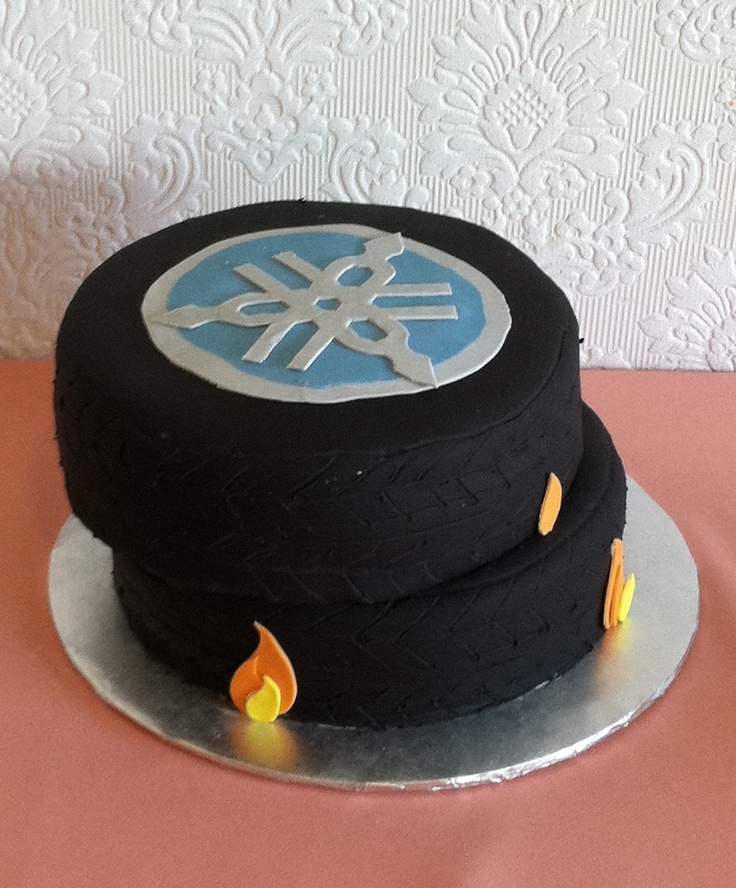 Motorcycle Tire Cake