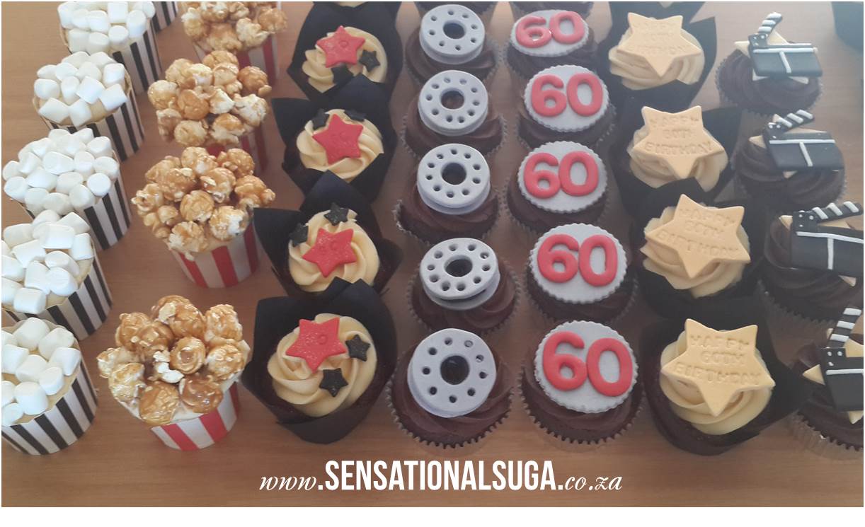 Movie Themed Birthday Cupcakes