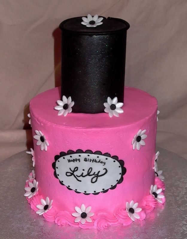 Nail Polish Birthday Cake