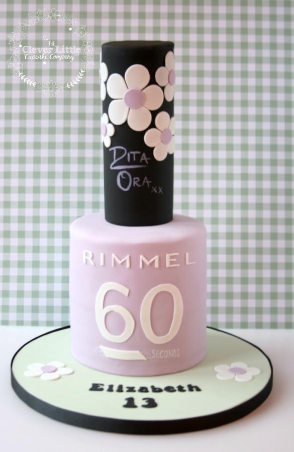 Nail Polish Cake