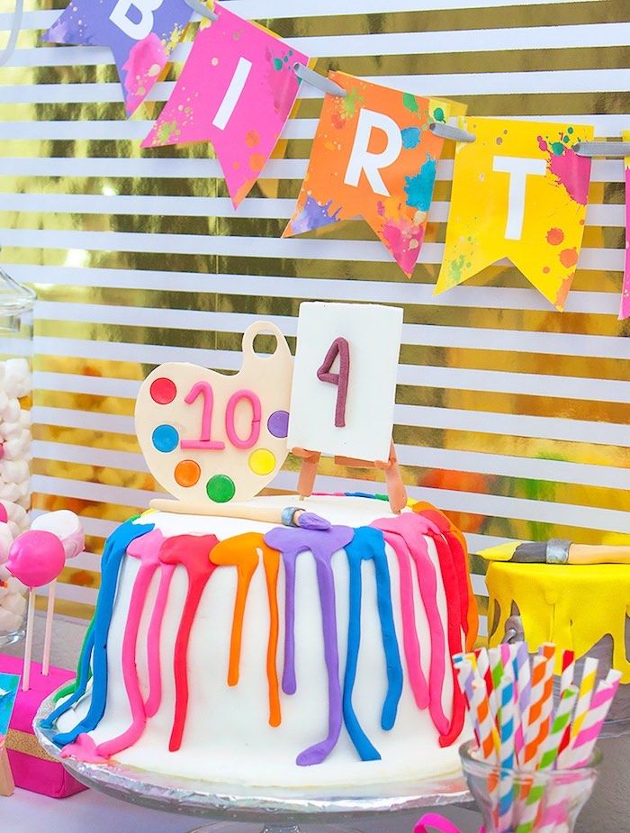 Neon Themed Birthday Party