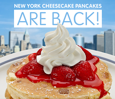 New York Cheesecake Pancakes Ihop