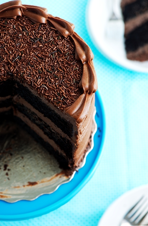 Nutella Chocolate Layer Cake