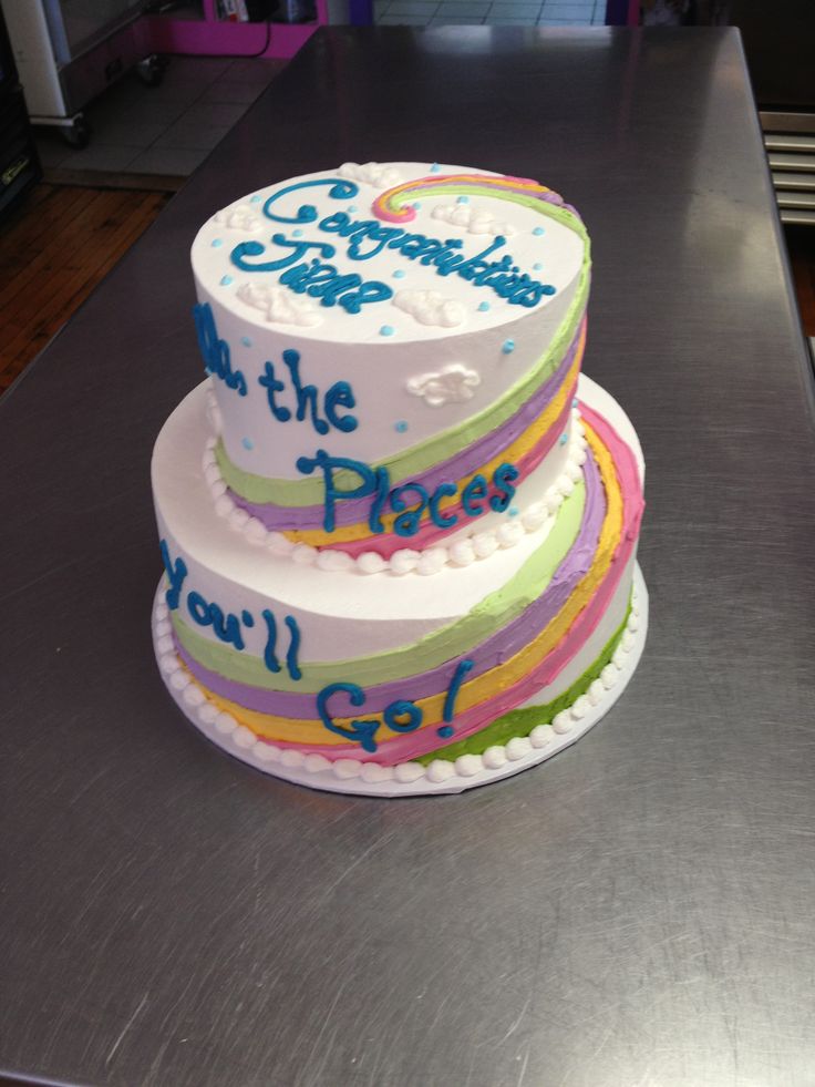 OH the Place You Will Go Graduation Cake OH the Place You Will Go Graduation Cake