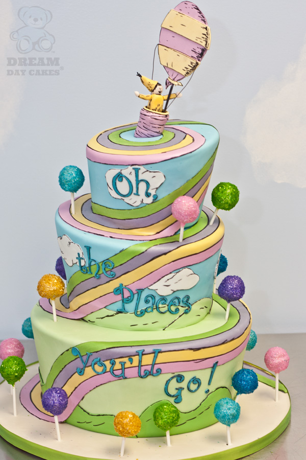 OH the Places You'll Go Cake Ideas