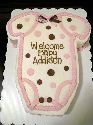 Onesie Baby Shower Cake