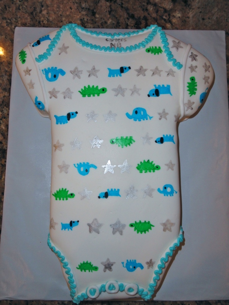 Onesie Baby Shower Cake