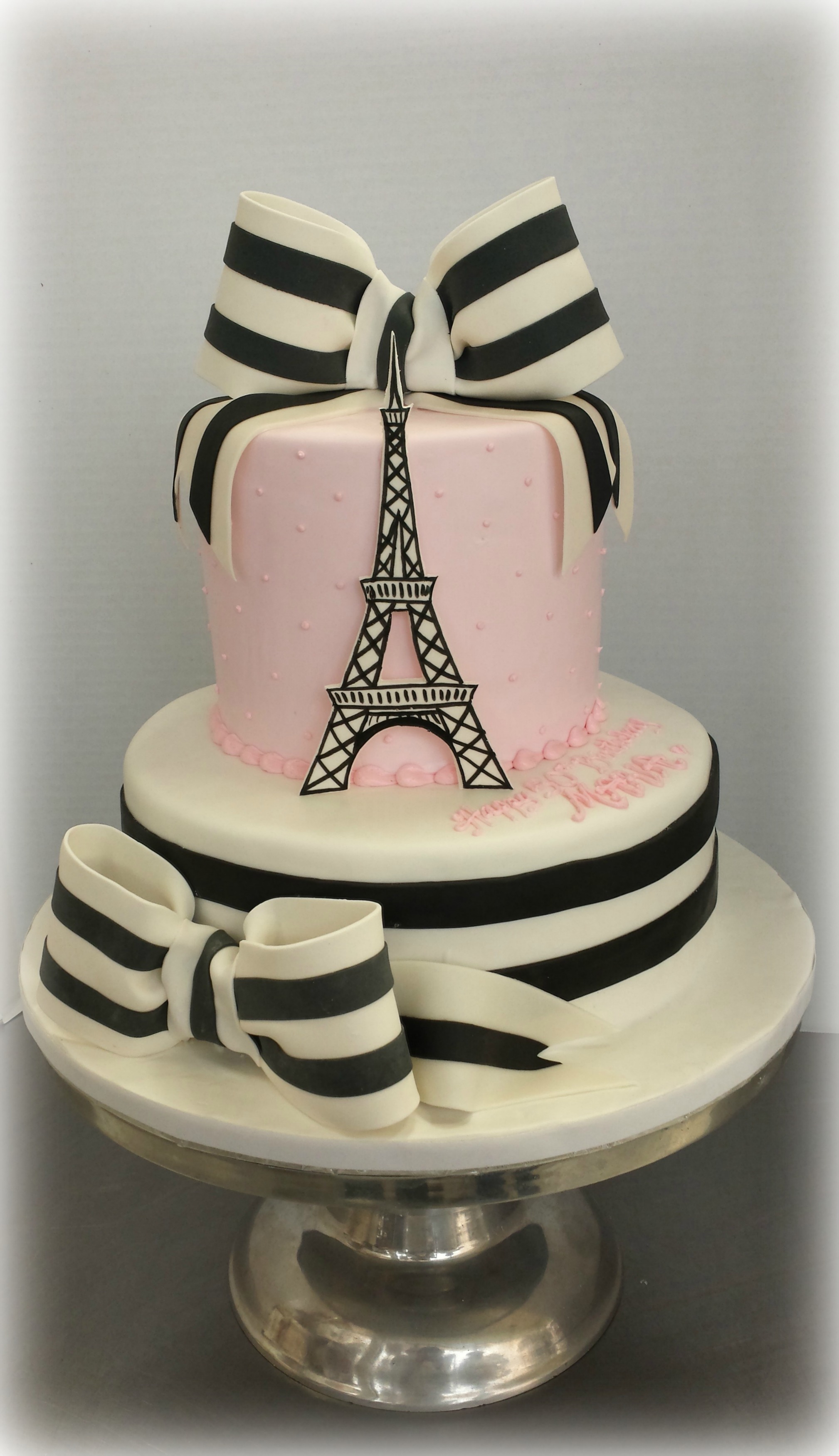 Paris Birthday Cake