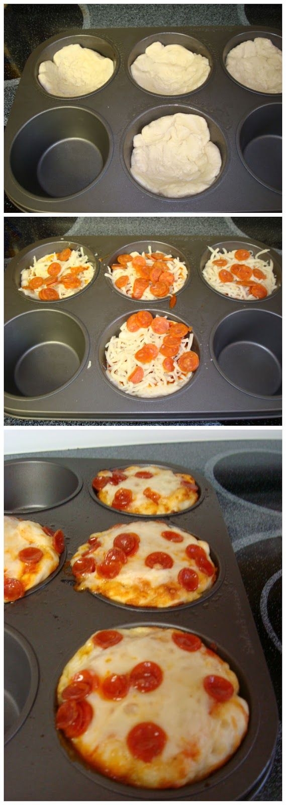 Pepperoni Pizza Cupcakes