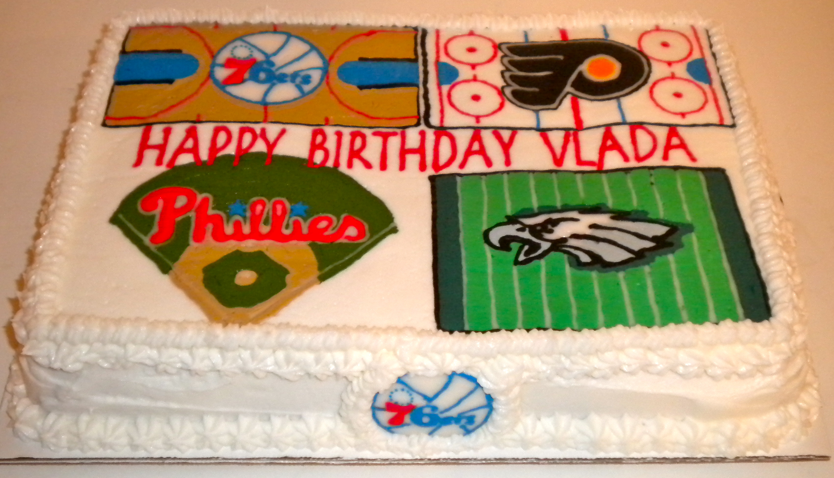 Philadelphia Sports Cake