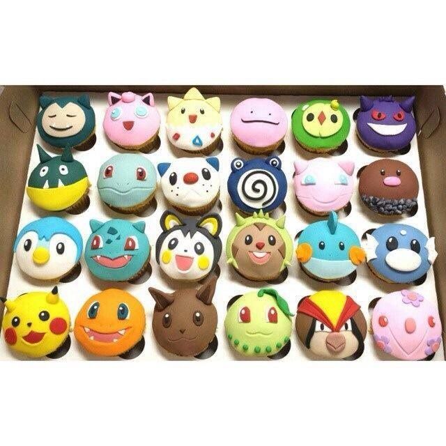 Pokemon Birthday Cake Cupcakes