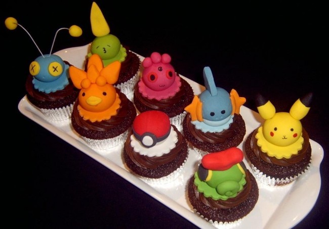 Pokemon Cupcake Cake