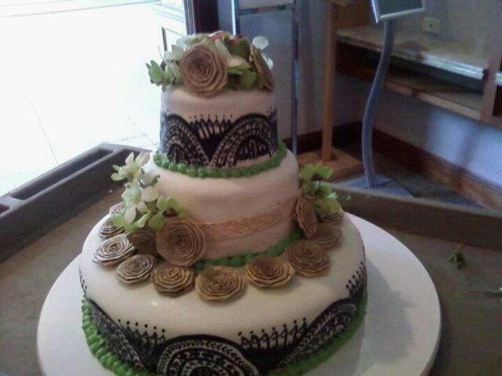 Polynesian Tribal Wedding Cake Polynesian Tribal Wedding Cake