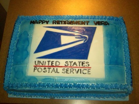 Post Office Retirement Cakes Ideas