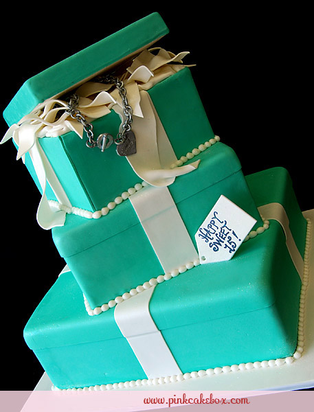 Quinceanera Tiffany Blue Birthday Cakes