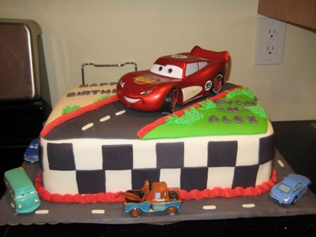 Race Car Birthday Cake