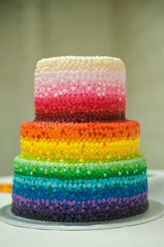 Rainbow Birthday Cake