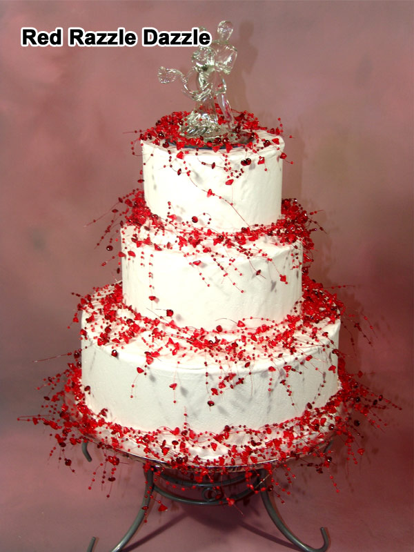 Red Wedding Cake