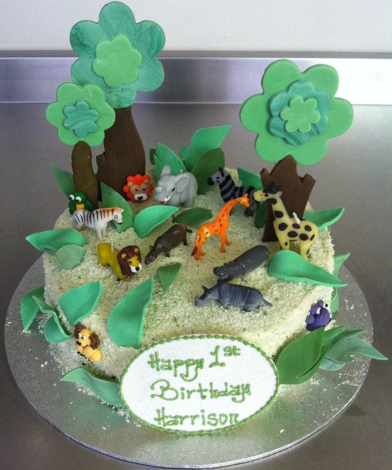 Safari Birthday Cake