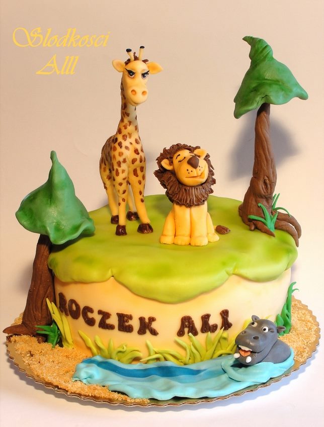 Safari Birthday Cake