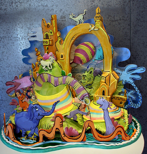 Seuss OH the Places You'll Go Cake