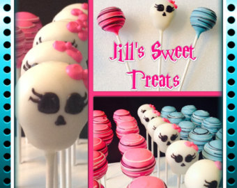 Skull Cake Pops Skull Cake Pops