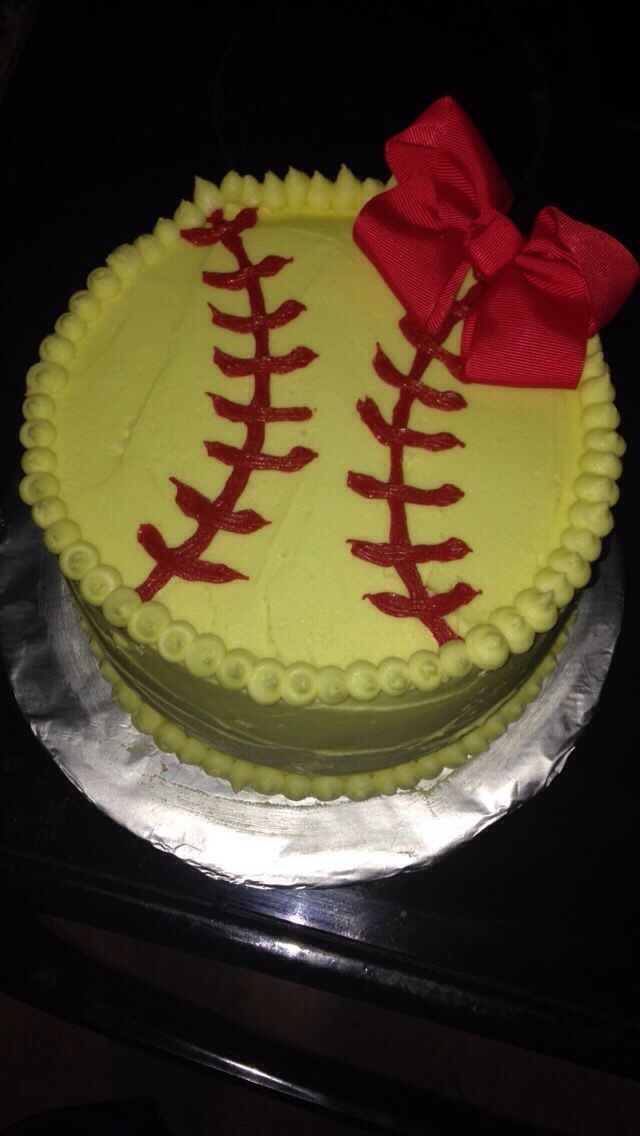 Softball Cake Ideas