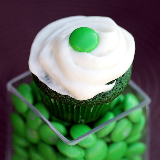 St. Patrick's Day Green Cupcakes