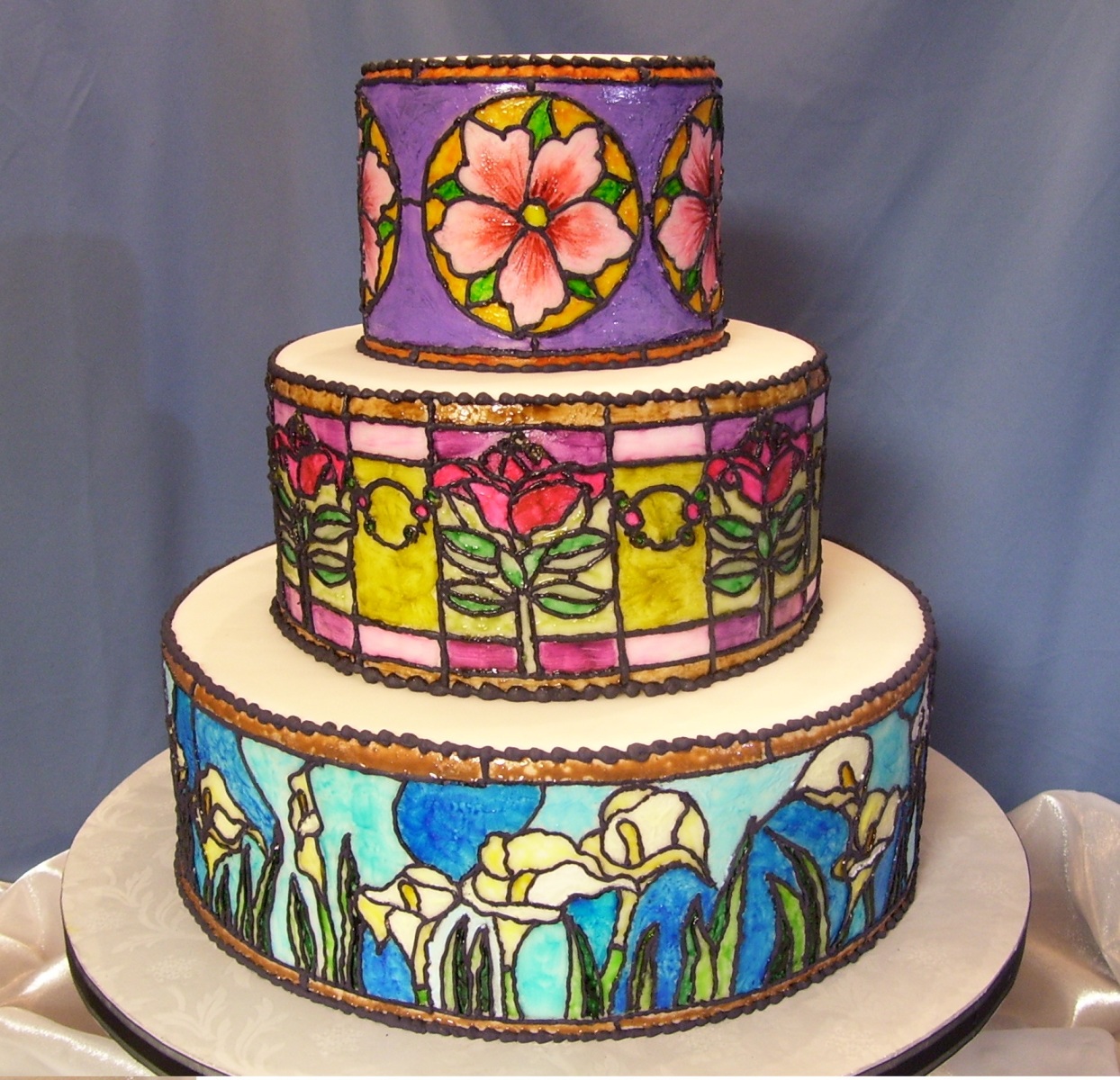 Stained Glass Cake