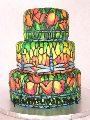 Stained Glass Cake