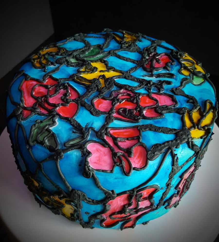 Stained Glass Cake