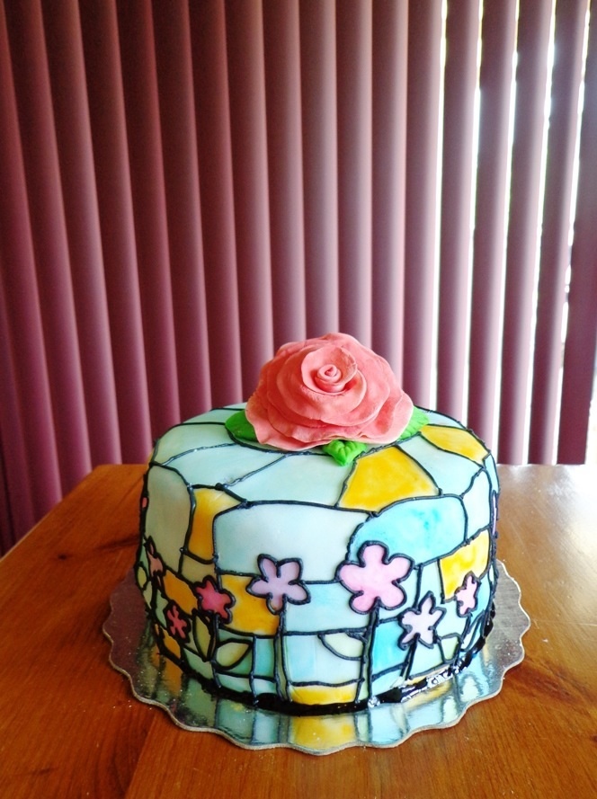 Stained Glass Cake