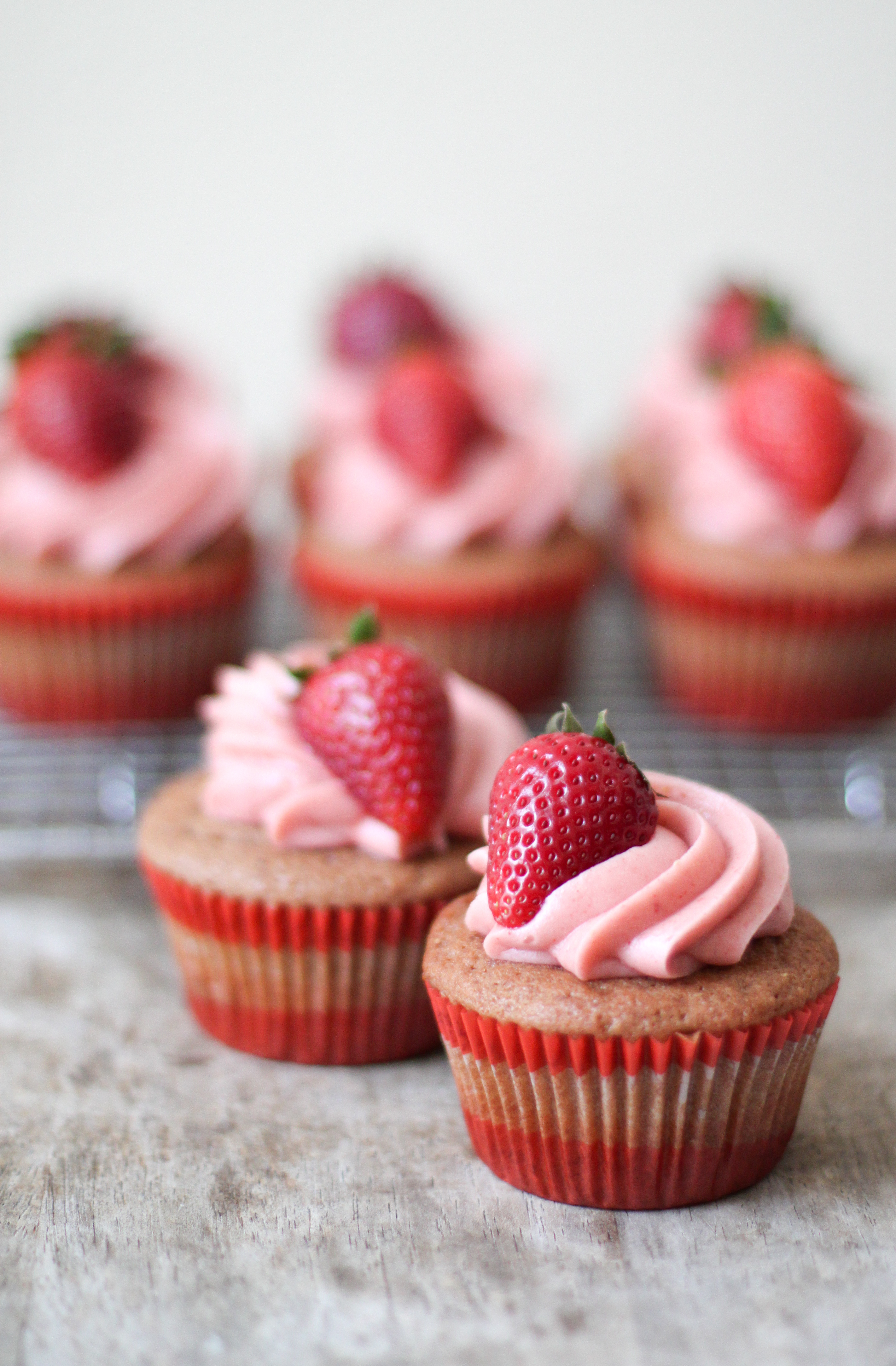 Strawberry Cupcakes Strawberry Cupcakes