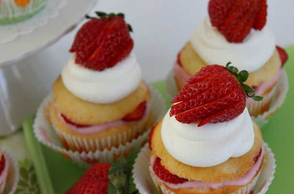 Strawberry Shortcake Cupcakes